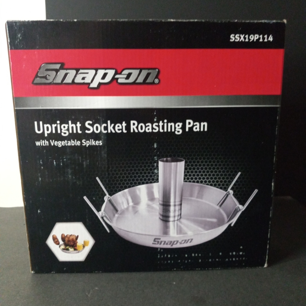 Snap-on Tool NEW Upright Socket Roasting Pan w/Vegetable Spikes SSX19P114